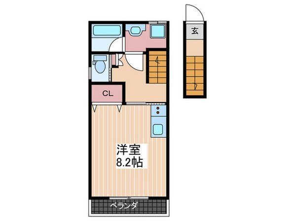 RIDERE五日市中央の物件間取画像